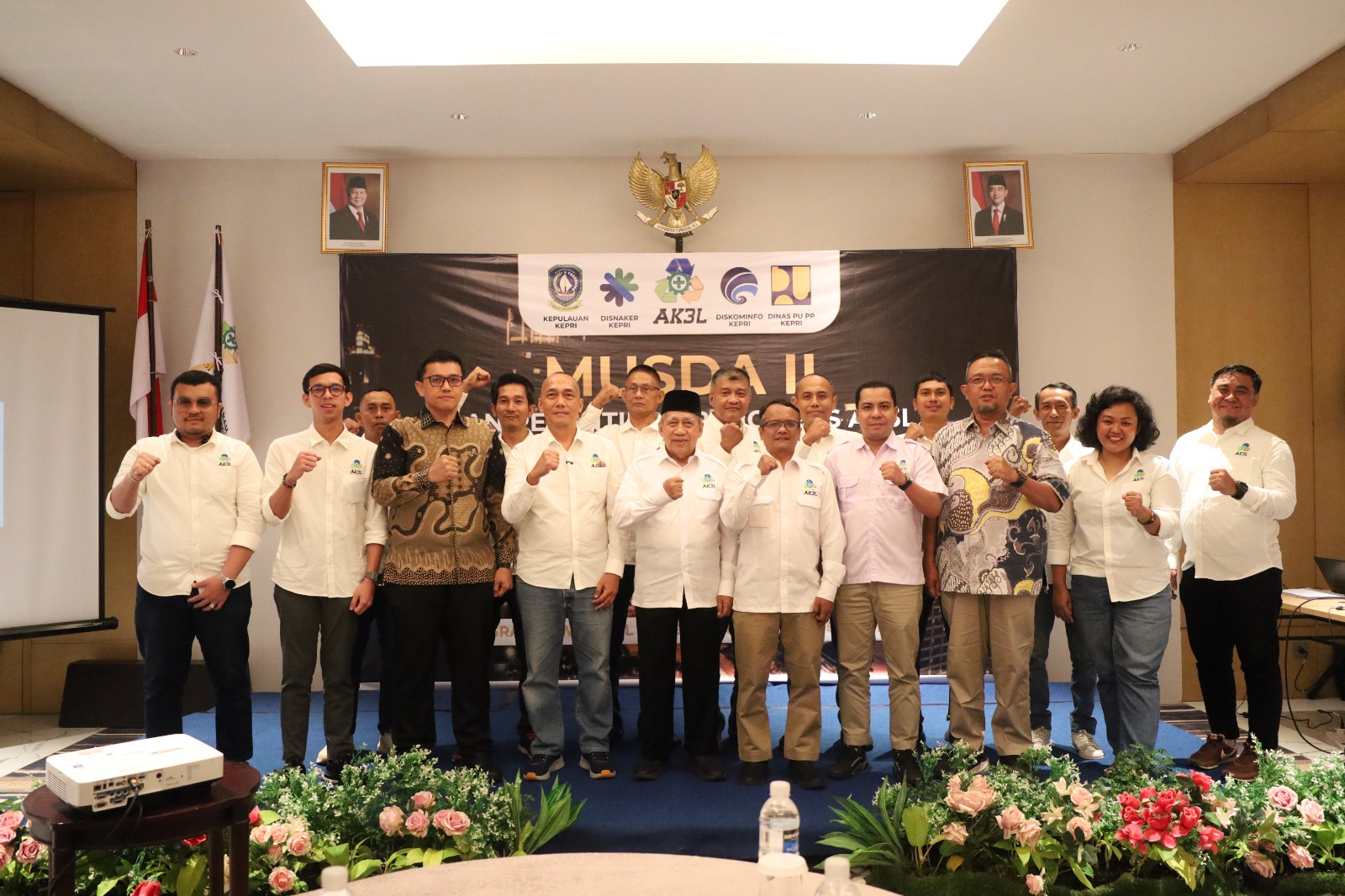 Pelantikan DPD Asosiasi Keselamatan Kesehatan Kerja dan Lingkungan Provinsi Kepri Periode 2026 - 2031
